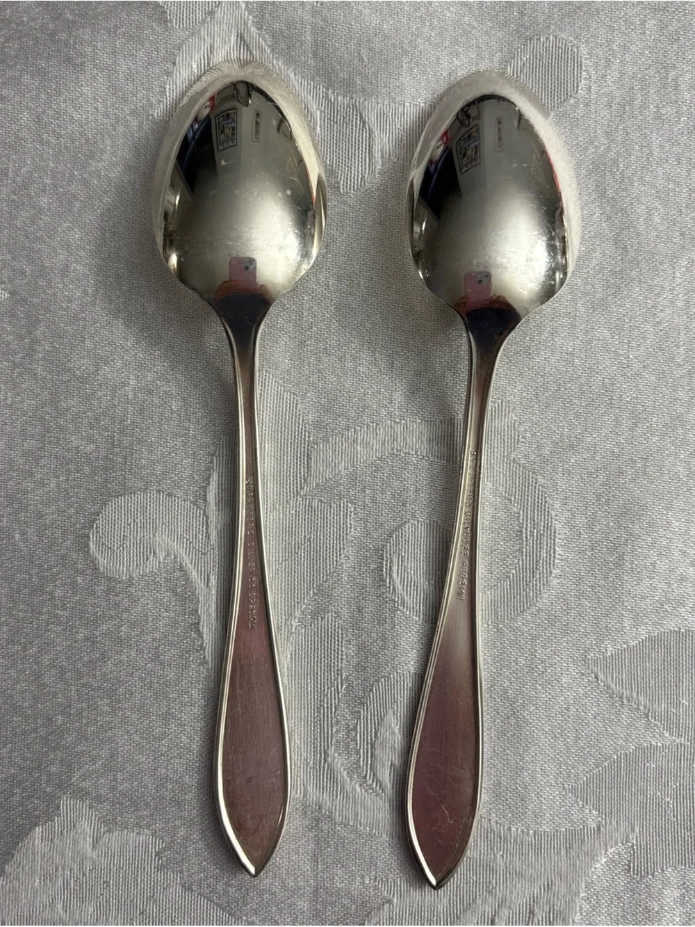 Stratford Silver Co ROSEMARY Flatware 2 Teaspoon Silverware 5.25 Inches